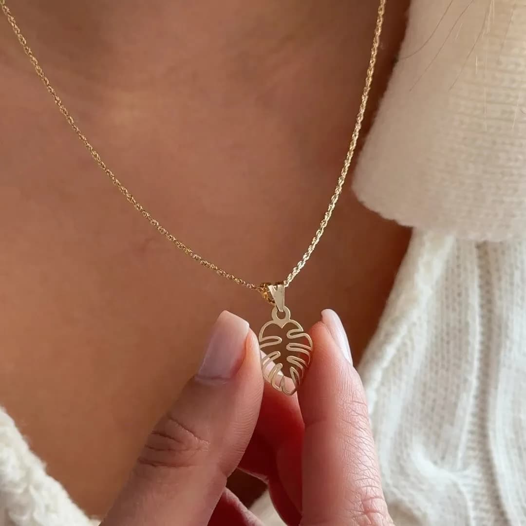 پلاک طلا برگ انجیری ۰.۴۰۰ گرم