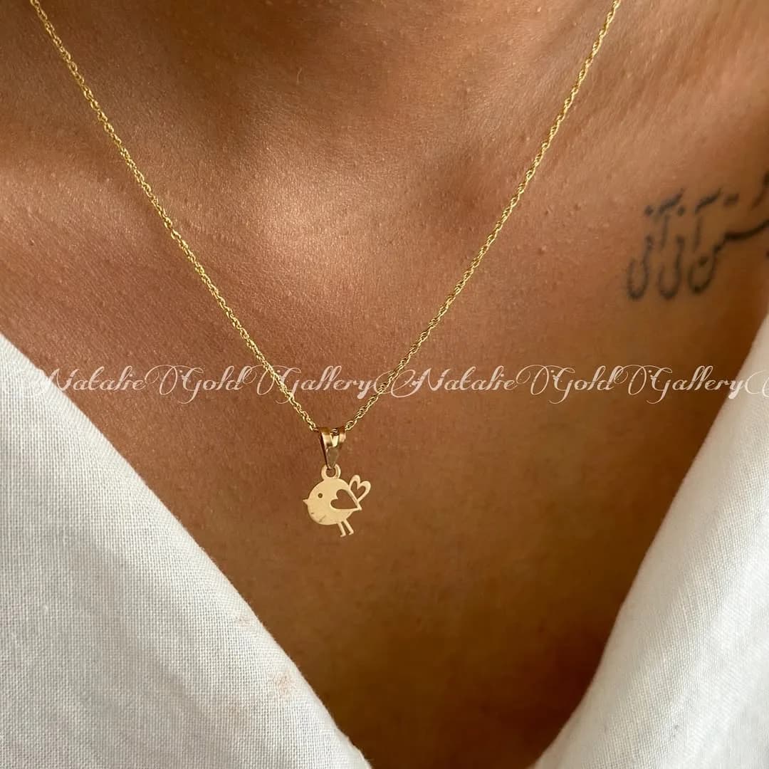 پلاک طلا جوجه