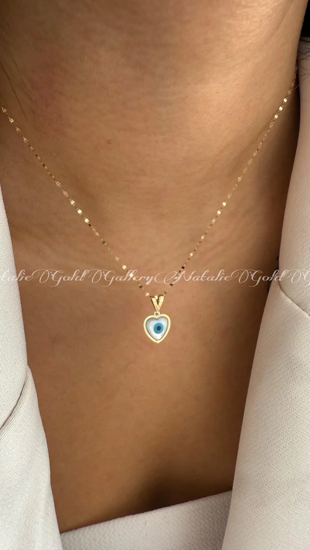پلاک طلا قلب