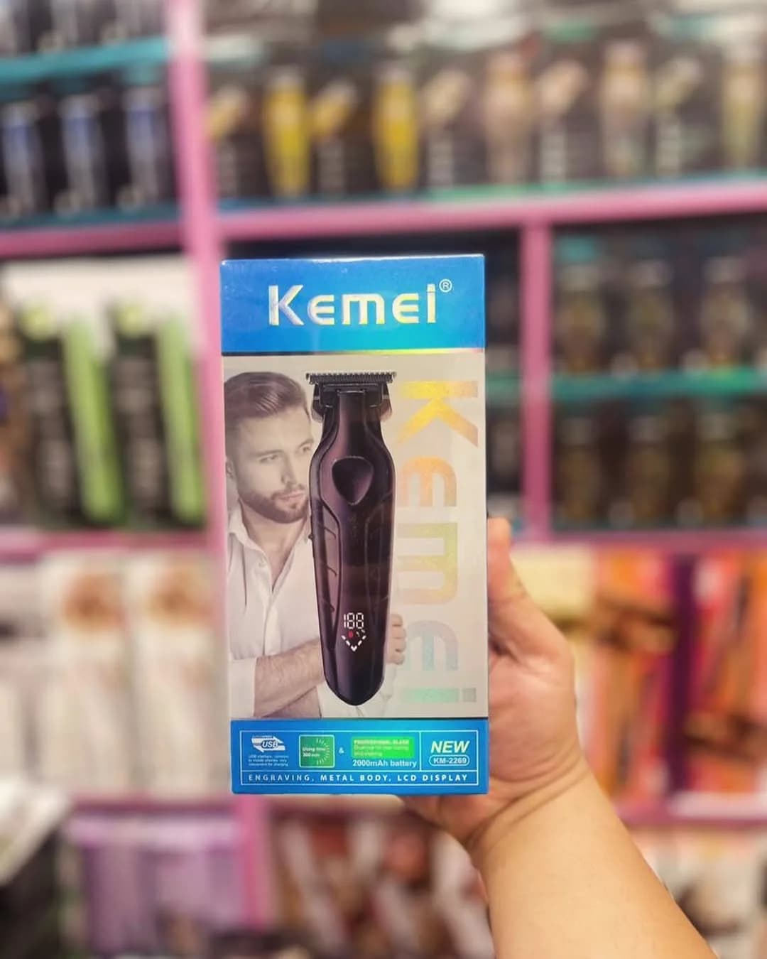 ماشین اصلاح، رنگ مشکی، جنس فلز، مدل شارژی