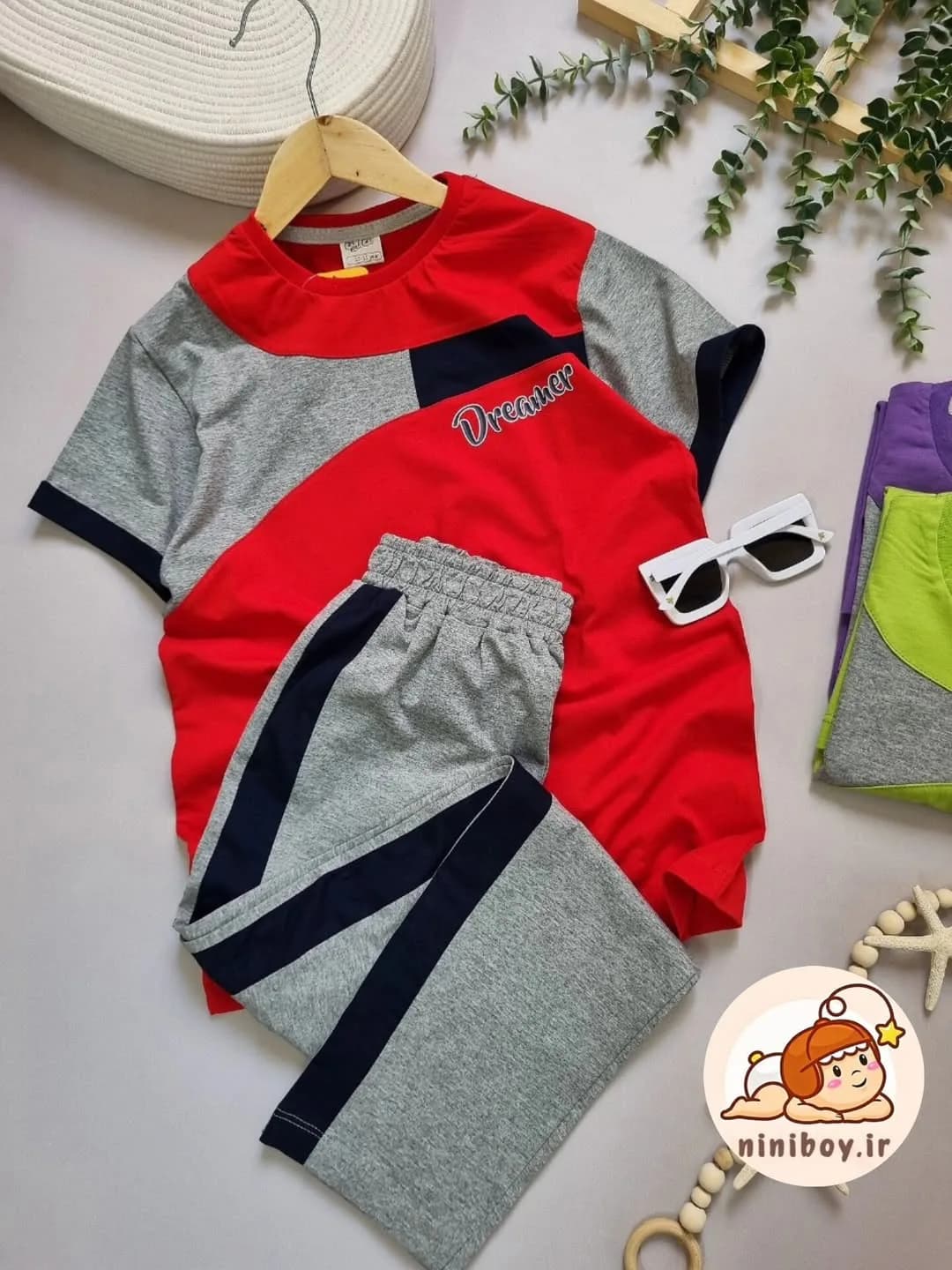 ست بلوز و شلوار پنبه‌ای