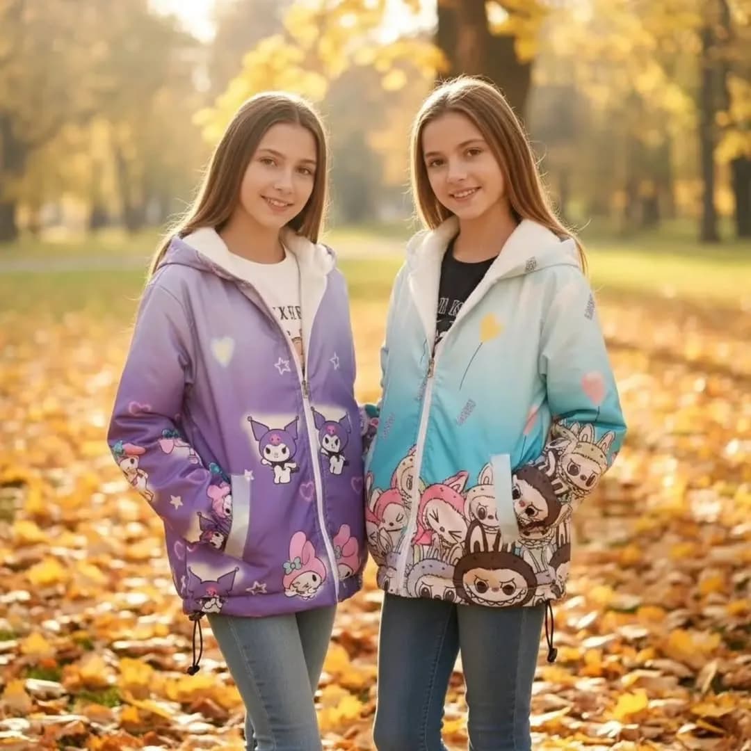 سویشرت خزدار ضدآب بچگانه