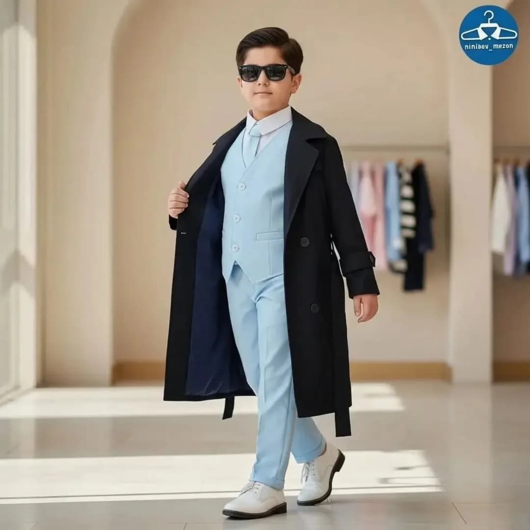 ست رسمی پسرانه جلیقه و شلوار