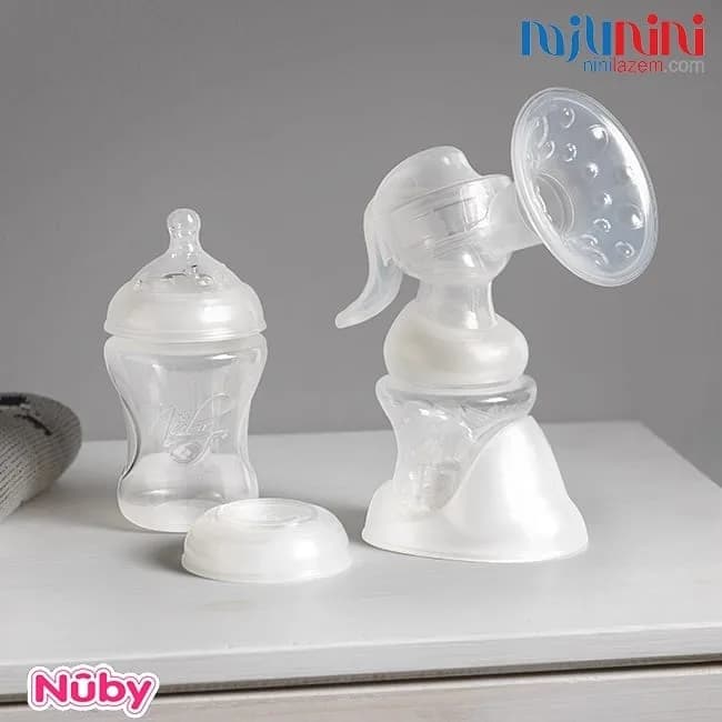 شیردوش پمپی با شیشه شیر نابی