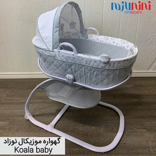 گهواره موزیکال نوزاد ۲ در ۱
