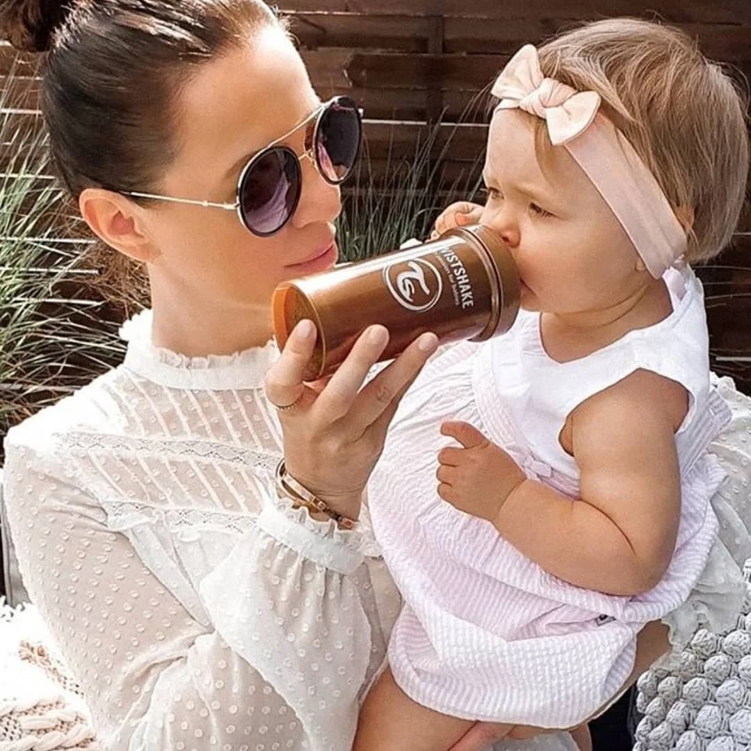 شیشه شیر نوزاد Twistshake، رنگ قهوهای، جنس پلاستیک، شیشه شیر استوانهای
