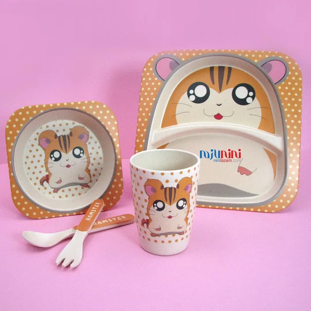 ست ظروف بامبو کودک bamboo kids