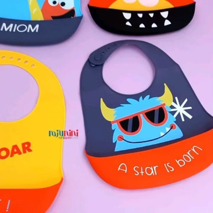 پیشبند کاسه ای تمام سیلیکون love baby