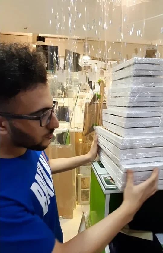 قاب عکس چوبی