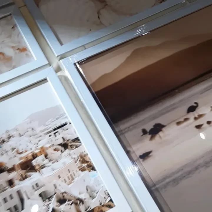 ست قاب عکس فریم نقره‌ای