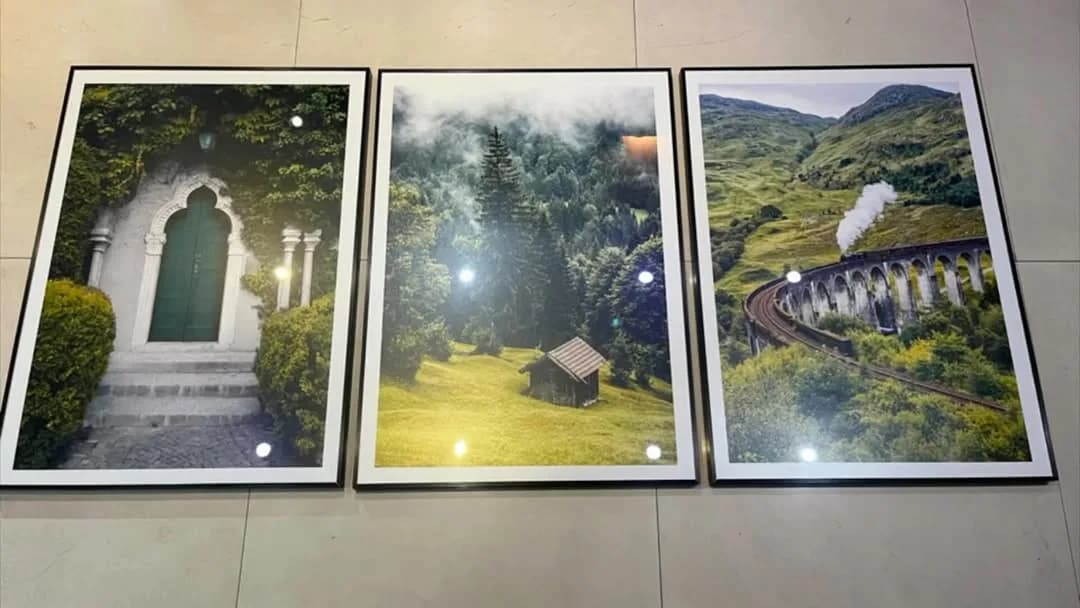 ست سهتایی قاب عکس فلزی