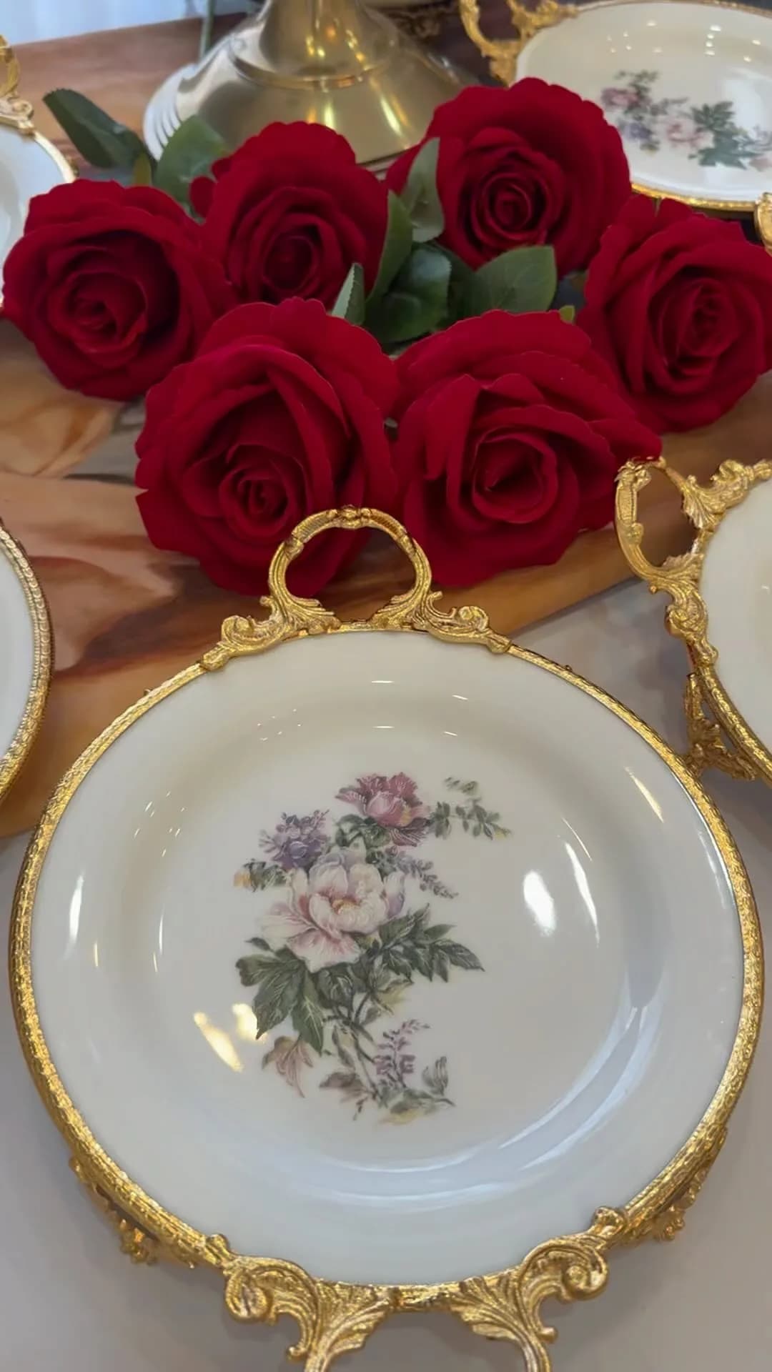 پیشدستی پایهدار گلسبز