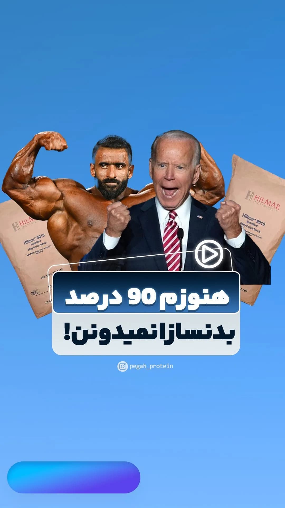 پروتئین وی هیلمار، رنگ کرم، کیسه