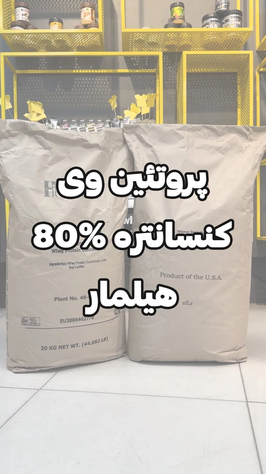 پروتئین وی کنسانتره ۸۰ درصد هیلمار