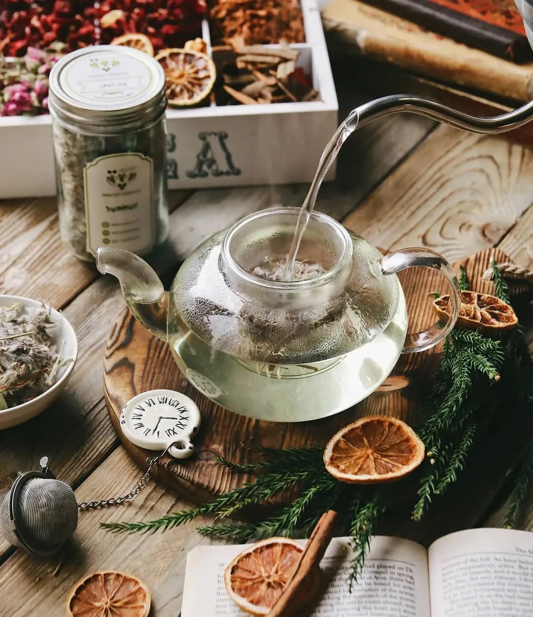 دمنوش چای کوهی پسته