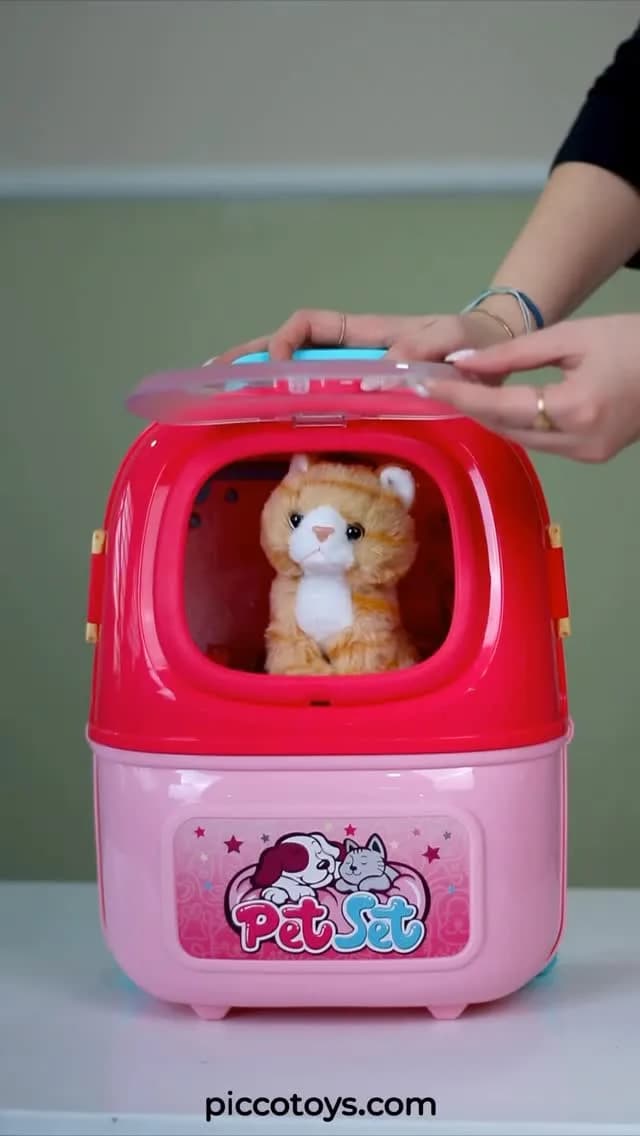 ست نگهداری چمدانی گربه