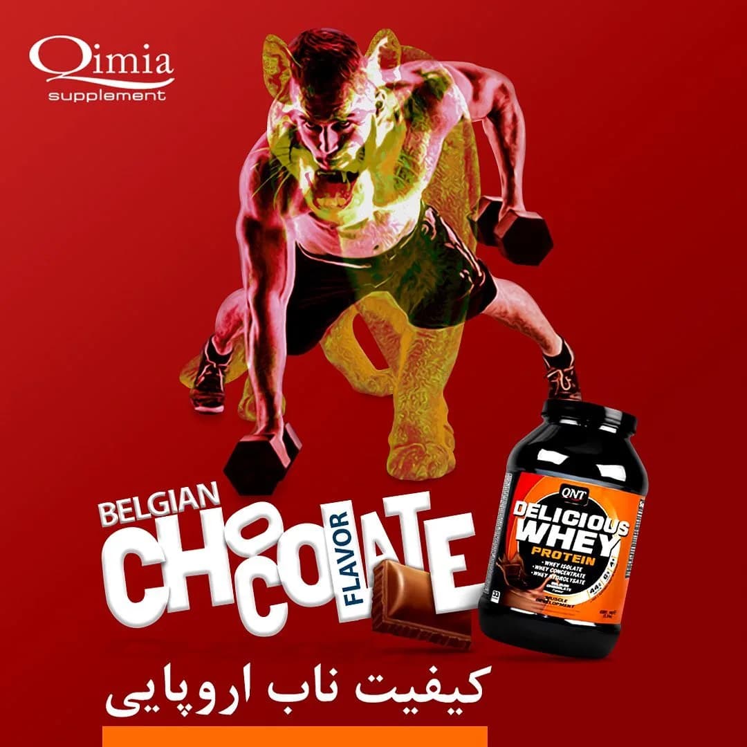 پودر پروتئین وی دلیشس QNT