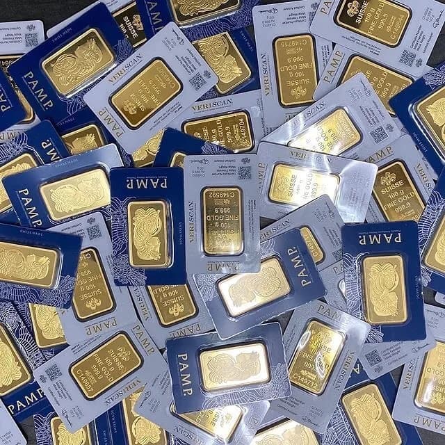 شمش طلا پمپ سوئیس PAMP