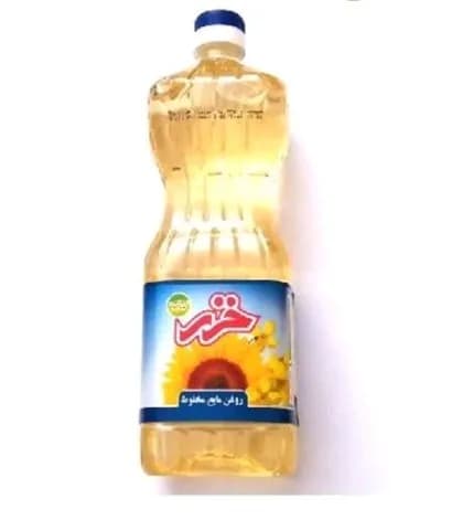 روغن مایع مخلوط بطری، رنگ زرد، جنس پلاستیک