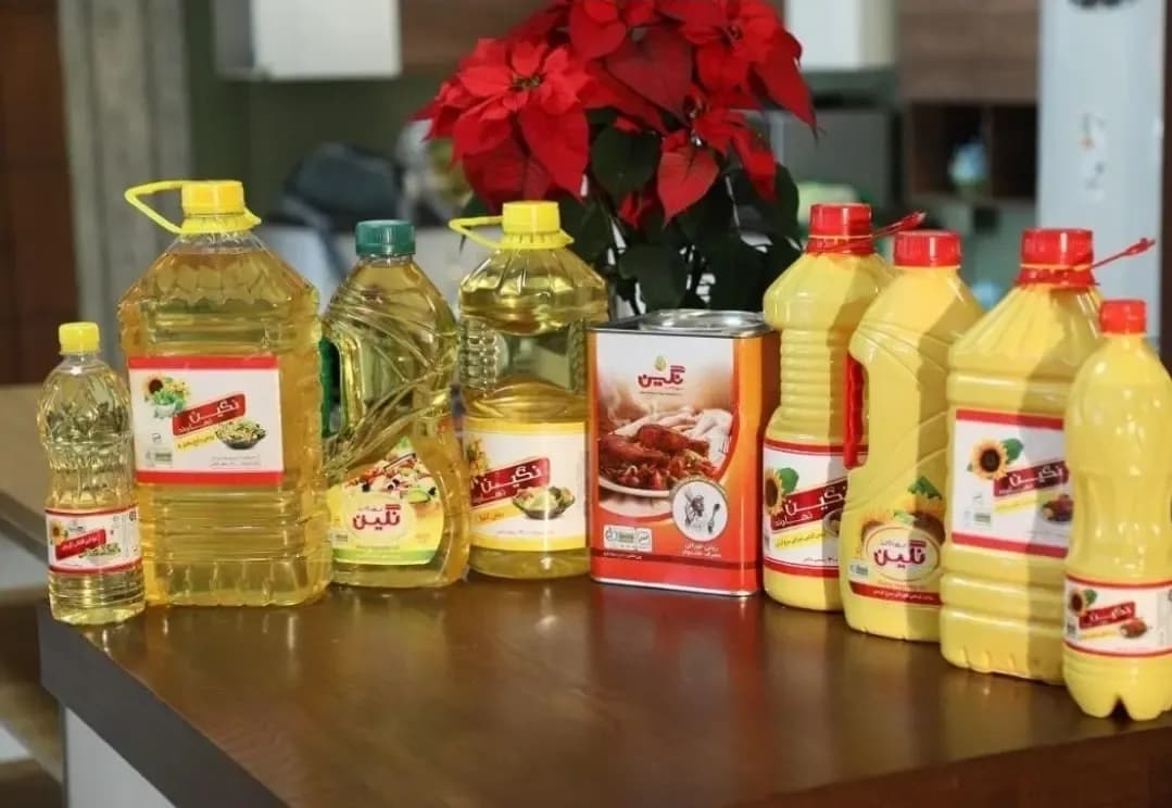 روغن خانوار مخلوط و آفتابگردان نگین