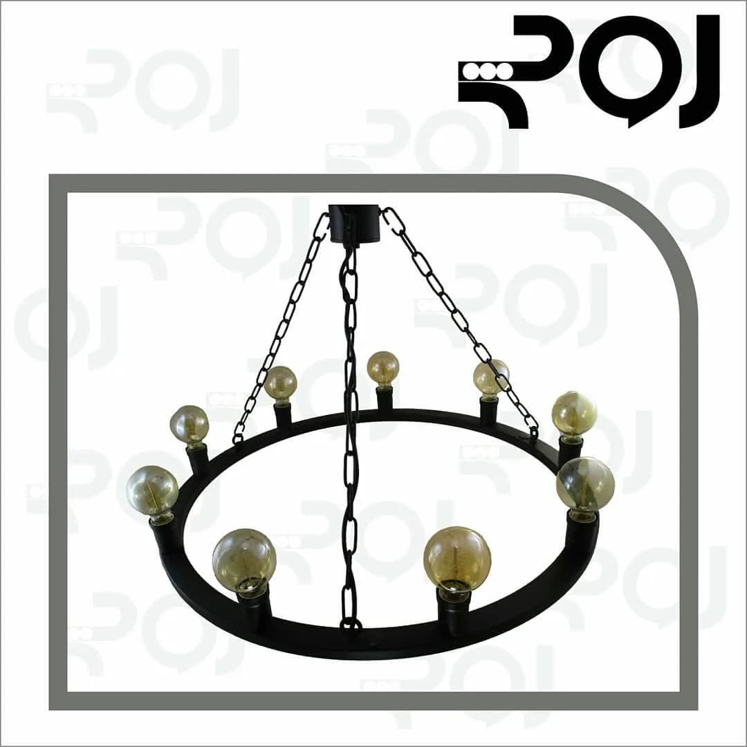 آویز فلزی داموس مشکی