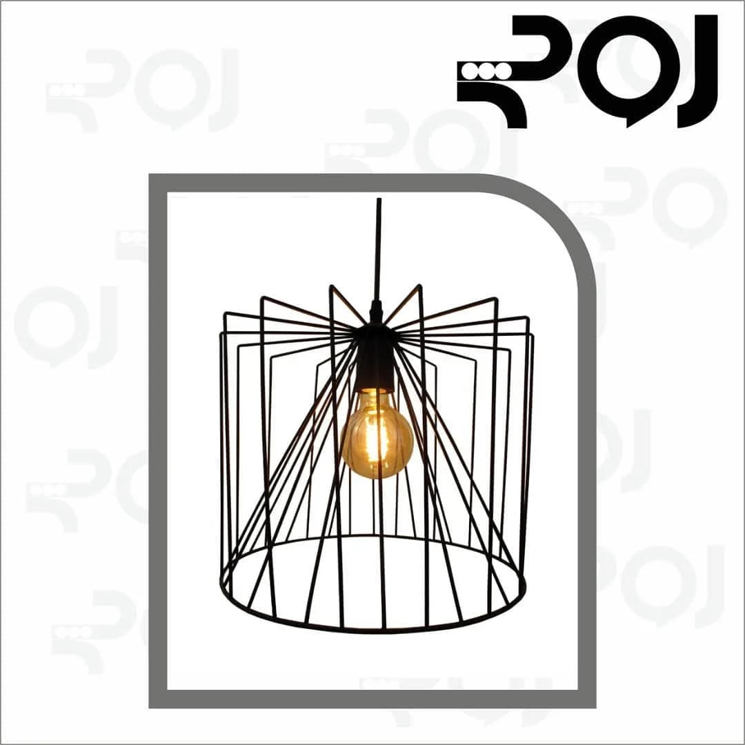 آویز فلزی مفتولی ترکیبی