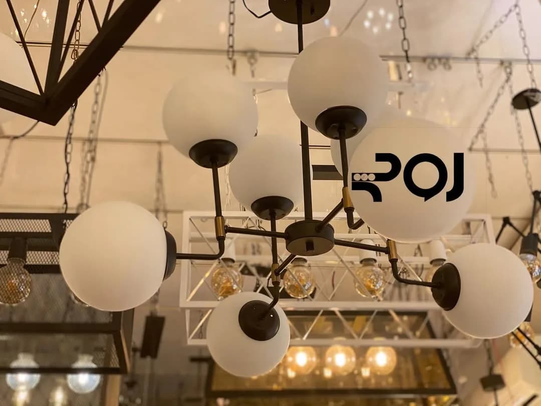 آویز ۸ شعله حبابی قطر ۷۰