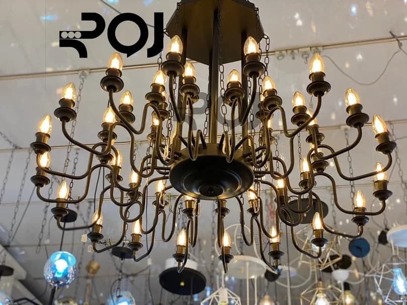 لوستر آویز قطر ۱۲۰