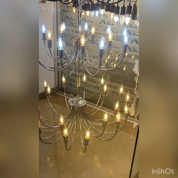 آویز گندم سیلور ۲۱ شعله