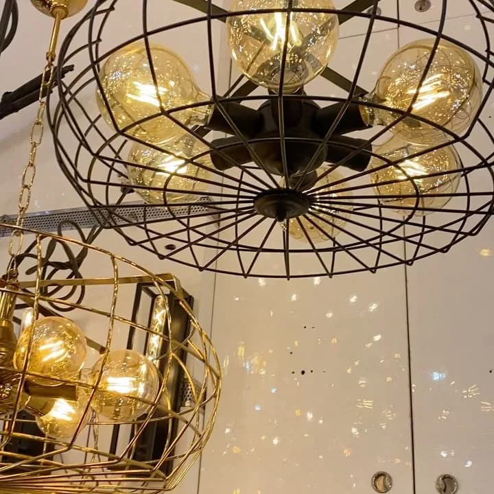 آویز پنکه ۶ شعله قطر ۸۰