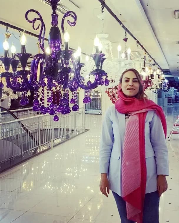 لوستر کریستالی شاخه‌ای