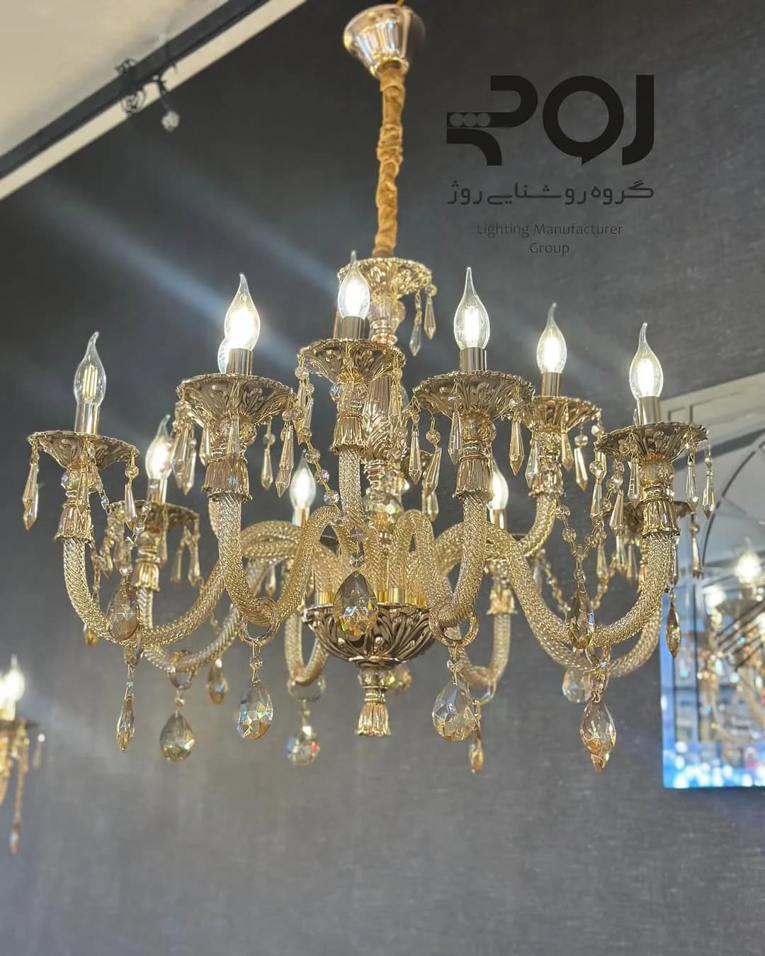 لوستر کریستالی شاهدخت