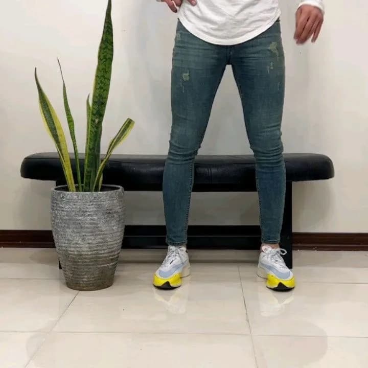 شلوار جین مردانه، رنگ آبی تیره، جذب