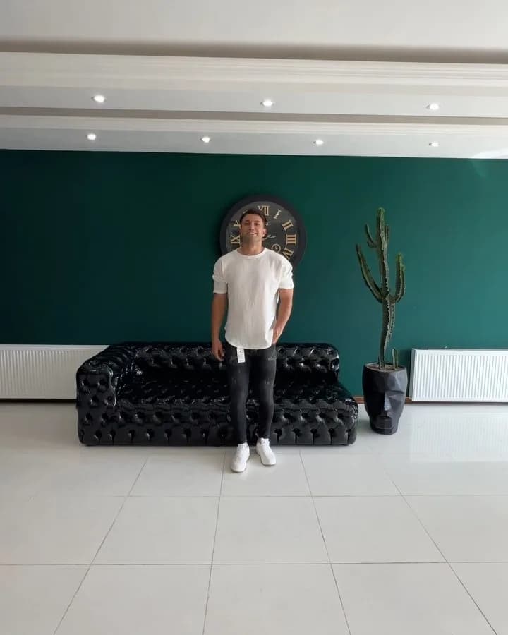 شلوار جین مردانه، رنگ مشکی، جذب