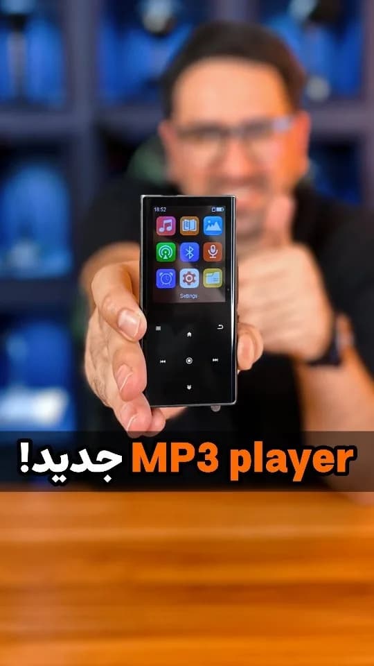 پخش‌کننده MP3 مدل X6 Plus ۶۴ گیگ آیریور، رنگ مشکی، جنس پلاستیک و شیشه، مستطیلی لمسی