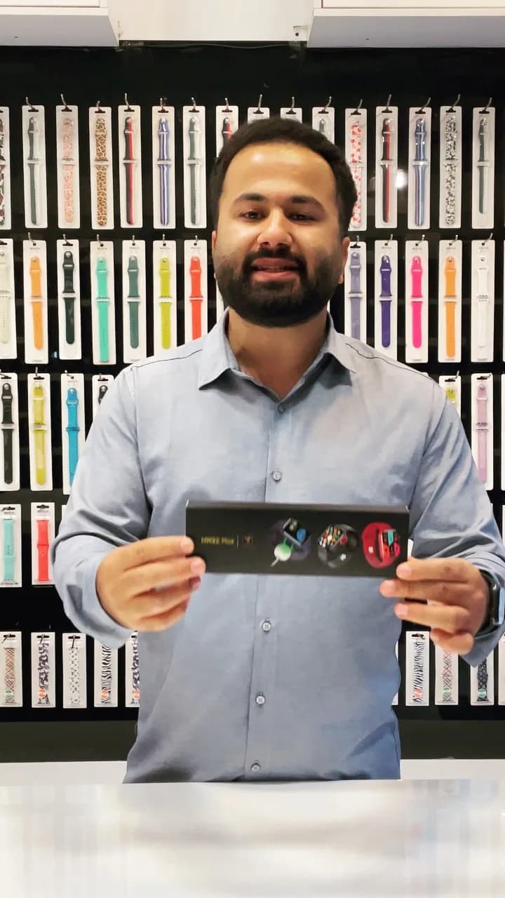 ساعت هوشمند Watch Pro، رنگ مشکی، جنس مقوا و پلاستیک، مستطیلی