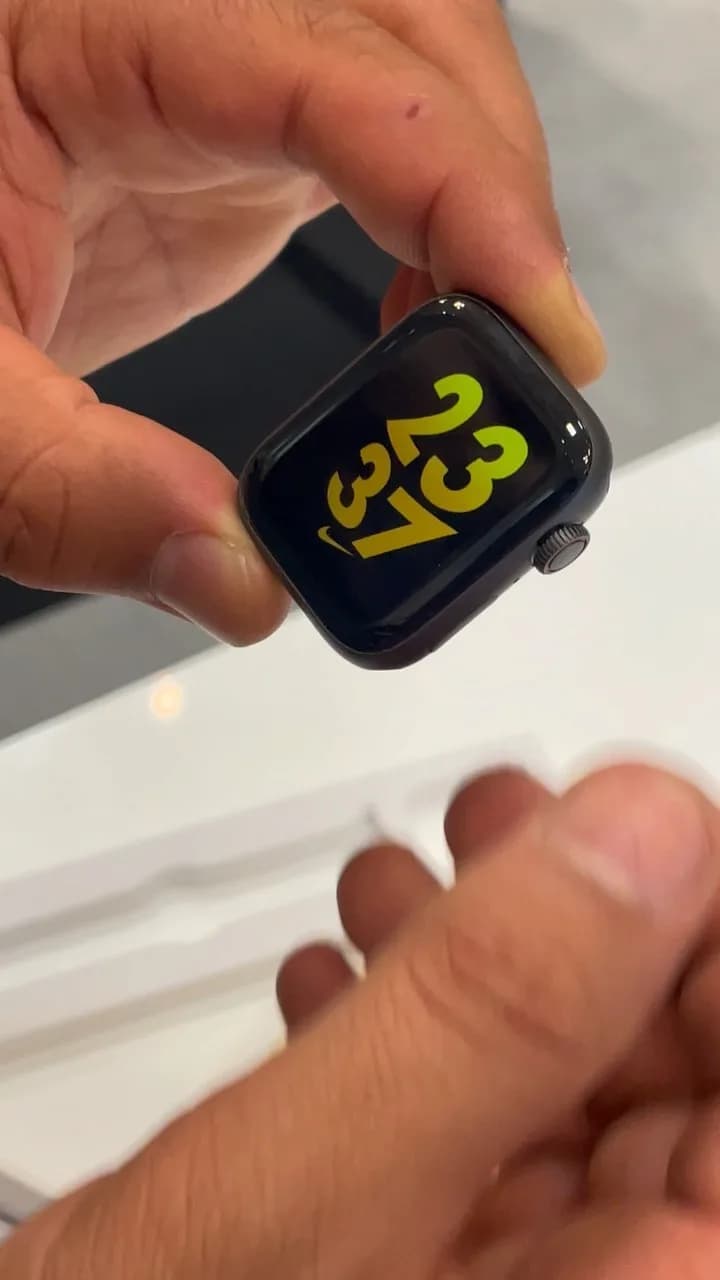 ساعت هوشمند Watch7 M7 Mini، رنگ مشکی، مستطیلی، دیجیتال