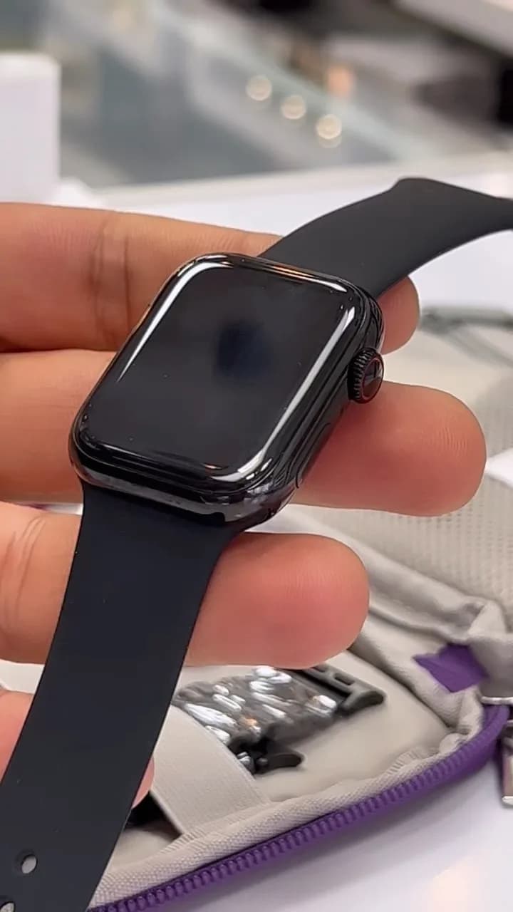 ساعت هوشمند CT9 Mini، رنگ مشکی، جنس پلاستیک و سیلیکون، صفحه مستطیل دیجیتال
