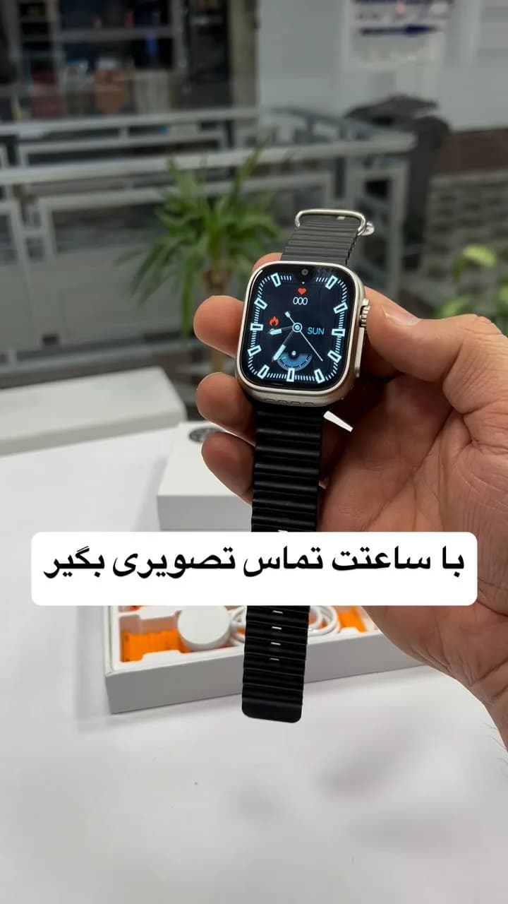 ساعت هوشمند AL10 Max، رنگ نقرهای و مشکی، جنس فلز و سیلیکون، مستطیلی، بند سیلیکونی