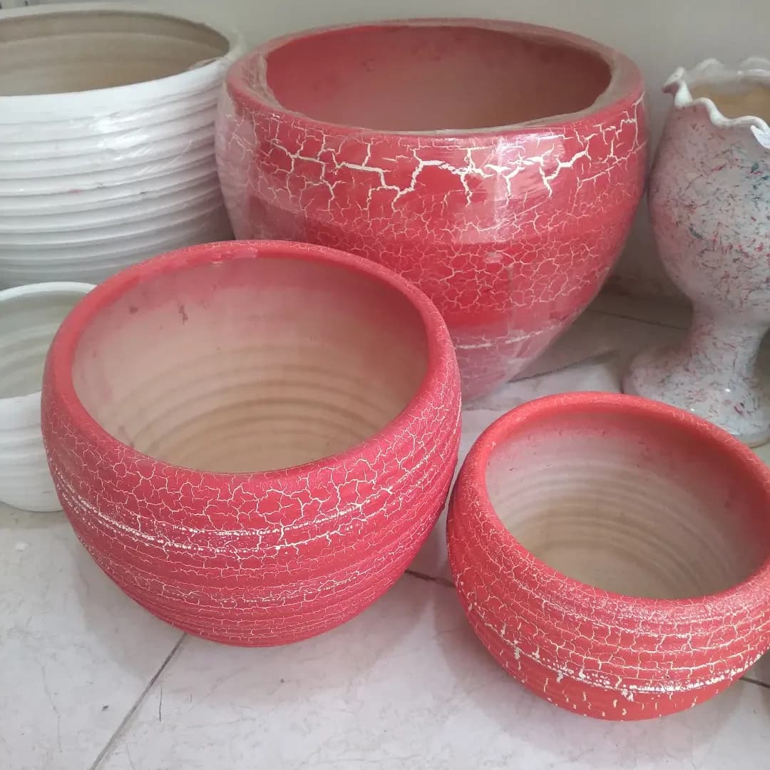 گلدان سفالی