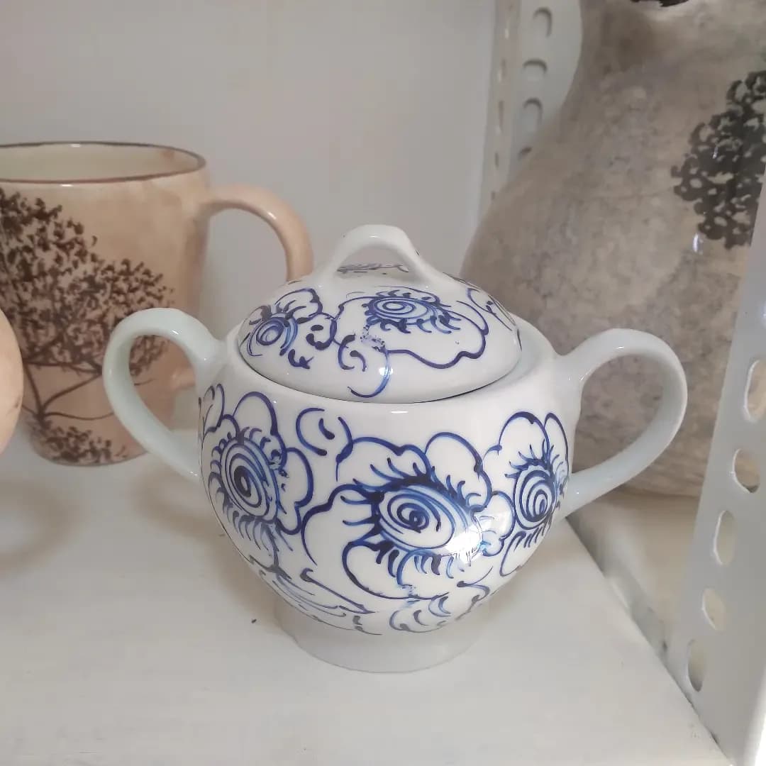 قندان چینی طرح‌دار