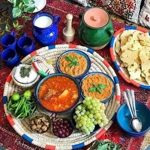 ست سفالی آبی و فیروزه، رنگ سبز، جنس سرامیک، پارچ و کاسه