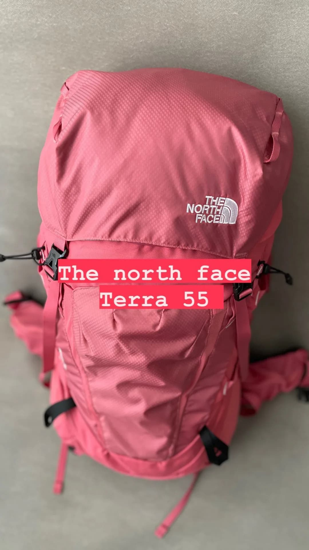 کوله پشتی مدل Terra 55 The North Face، رنگ صورتی، کوله کوهنوردی