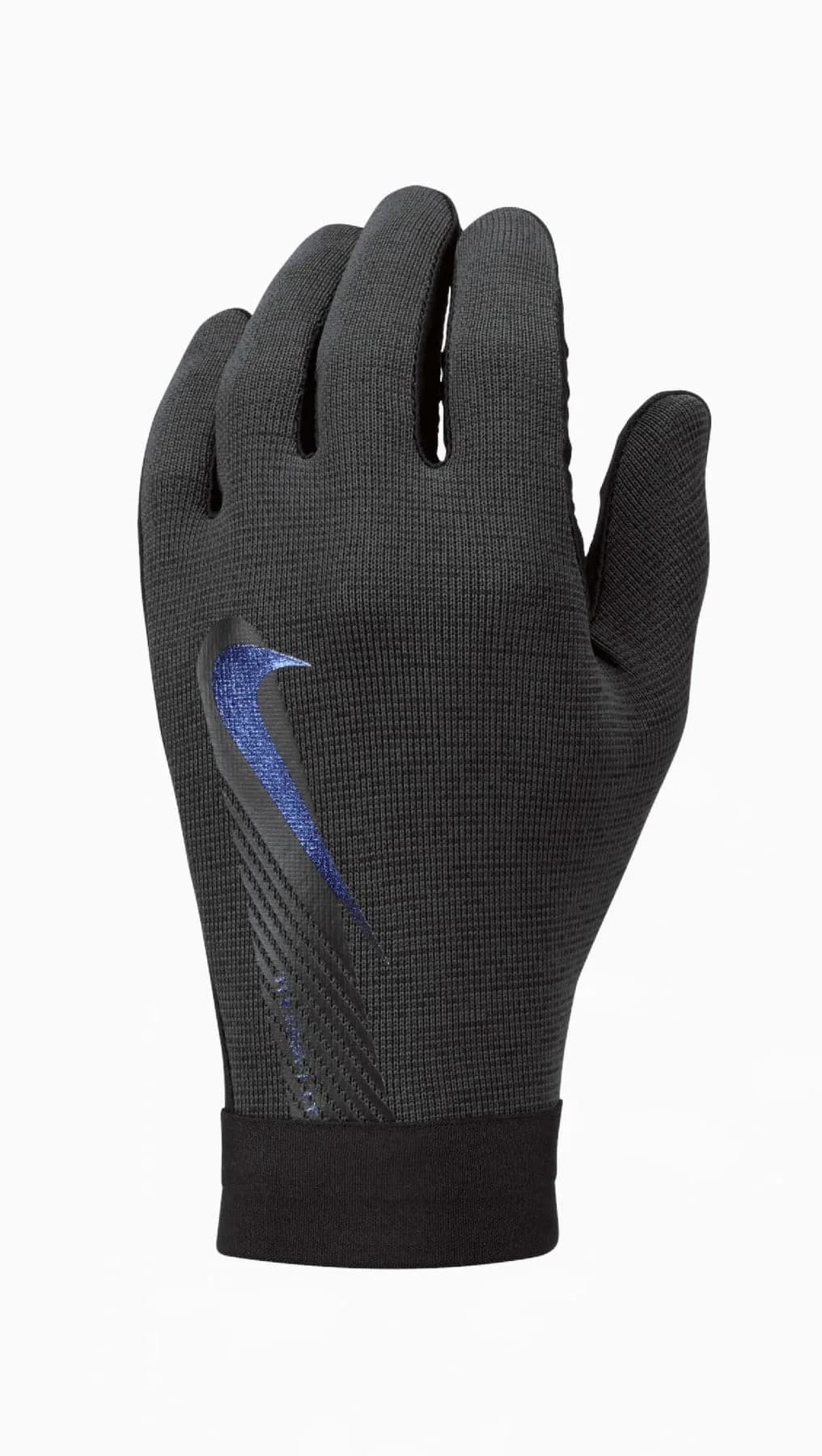 دستکش فوتبال Academy Hyperwarm نایکی، رنگ مشکی و آبی، ورزشی