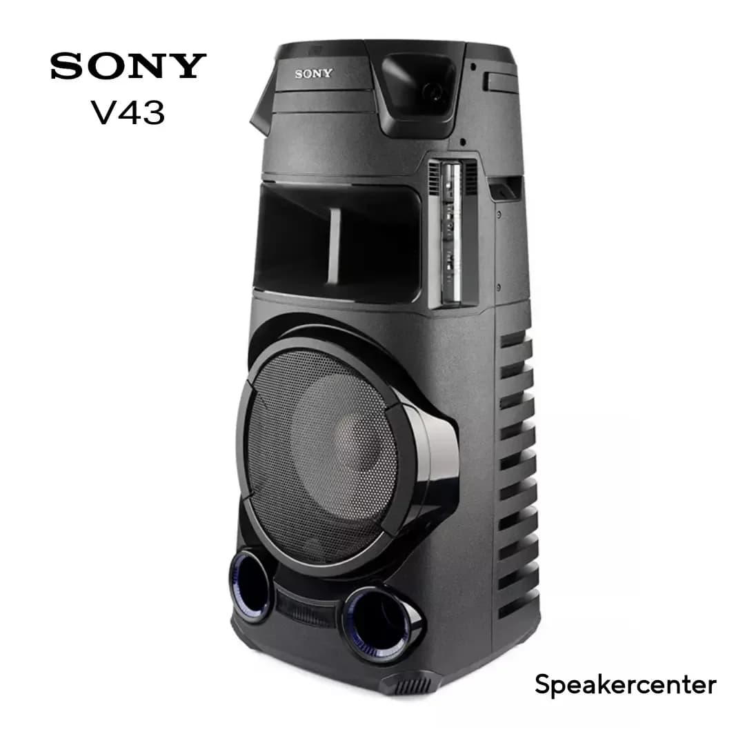 اسپیکر V43 سونی، رنگ مشکی، جنس پلاستیک، ایستاده، حجیم