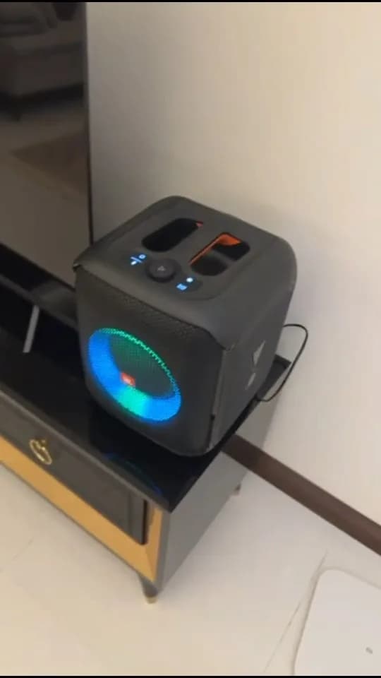 اسپیکر Encore Essential JBL، رنگ مشکی، جنس پلاستیک، مکعبی