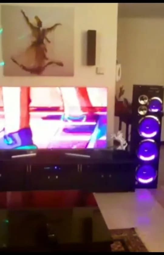 اسپیکر IRL 125 سوپر باس مکسیدر، رنگ مشکی و بنفش، جنس پلاستیک، ایستاده، توییتر و ووفر