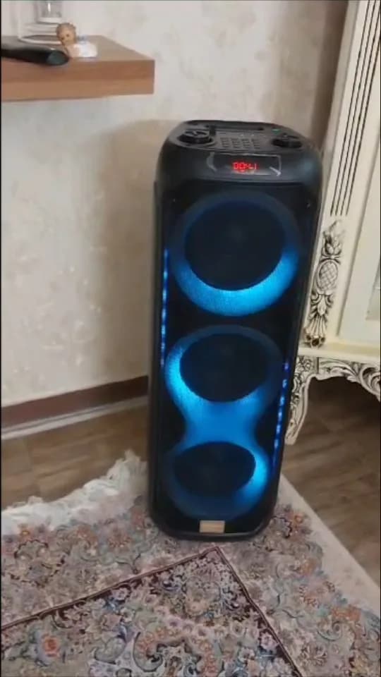 اسپیکر مکسیدر، رنگ مشکی، جنس پلاستیک، ایستاده بزرگ