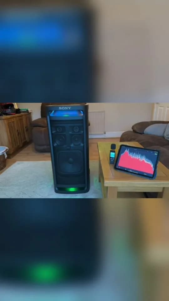 اسپیکر ULT Tower 9 سونی، رنگ مشکی، جنس پلاستیک، ایستاده