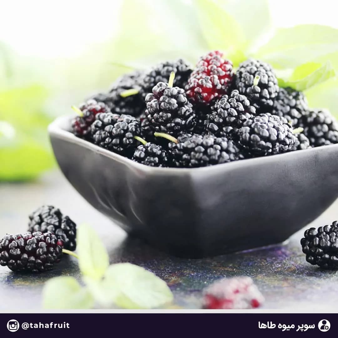 شاه توت، رنگ سیاه و قرمز، کروی
